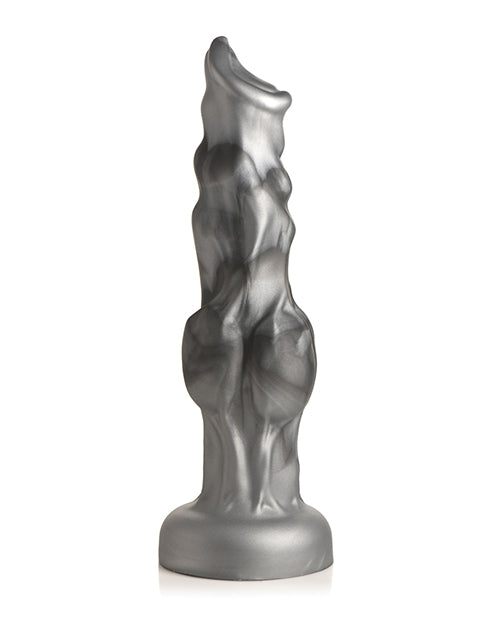 Night Prowler Silicone Silver Dildo