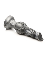 Night Prowler Silicone Silver Dildo