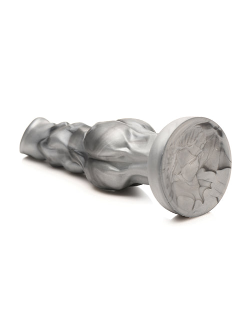 Night Prowler Silicone Silver Dildo