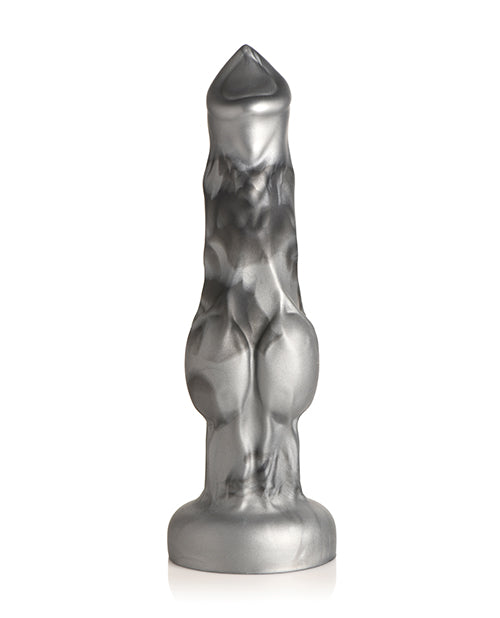 Night Prowler Silicone Silver Dildo