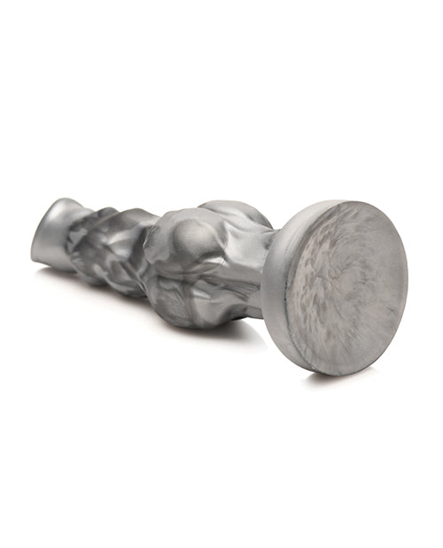 Night Prowler Silicone Silver Dildo