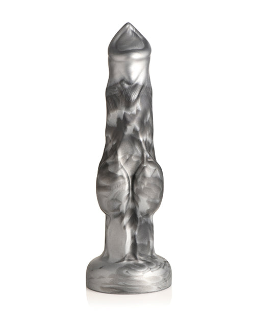 Night Prowler Silicone Silver Dildo