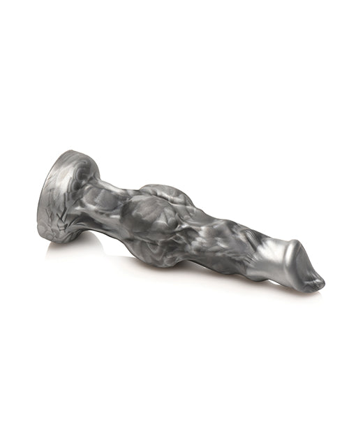 Night Prowler Silicone Silver Dildo