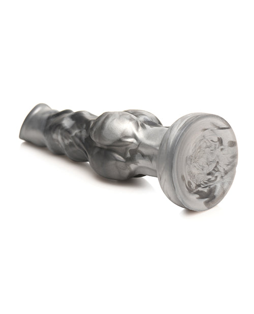 Night Prowler Silicone Silver Dildo