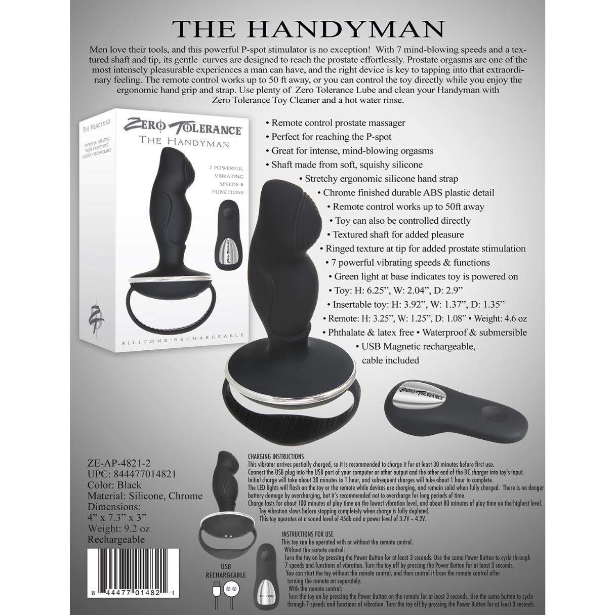 The Handyman Remote Prostate Massager