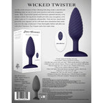 Wicked Twister Rechargeable Butt Plug