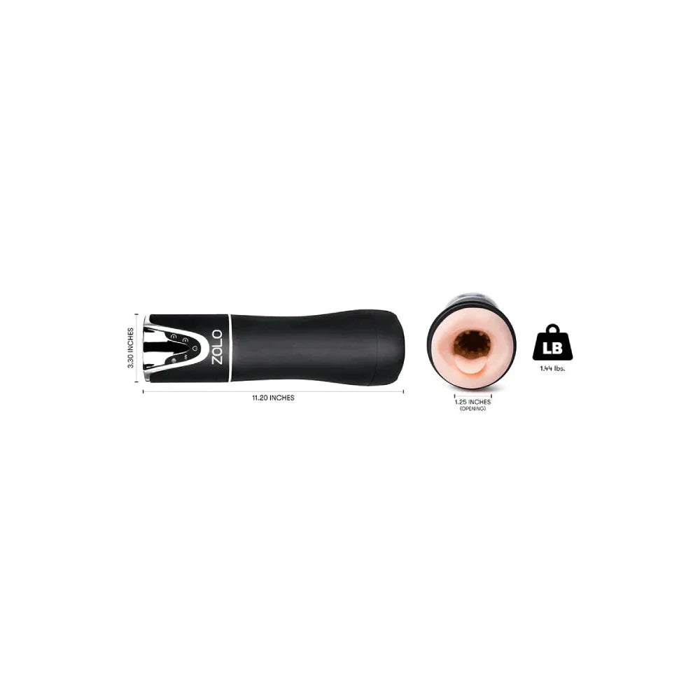 Zolo Automatic Blowjob Sucking & Vibrating Masturbator - HotCherry Zolo Automatic Blowjob Sucking & Vibrating Masturbator - HotCherry