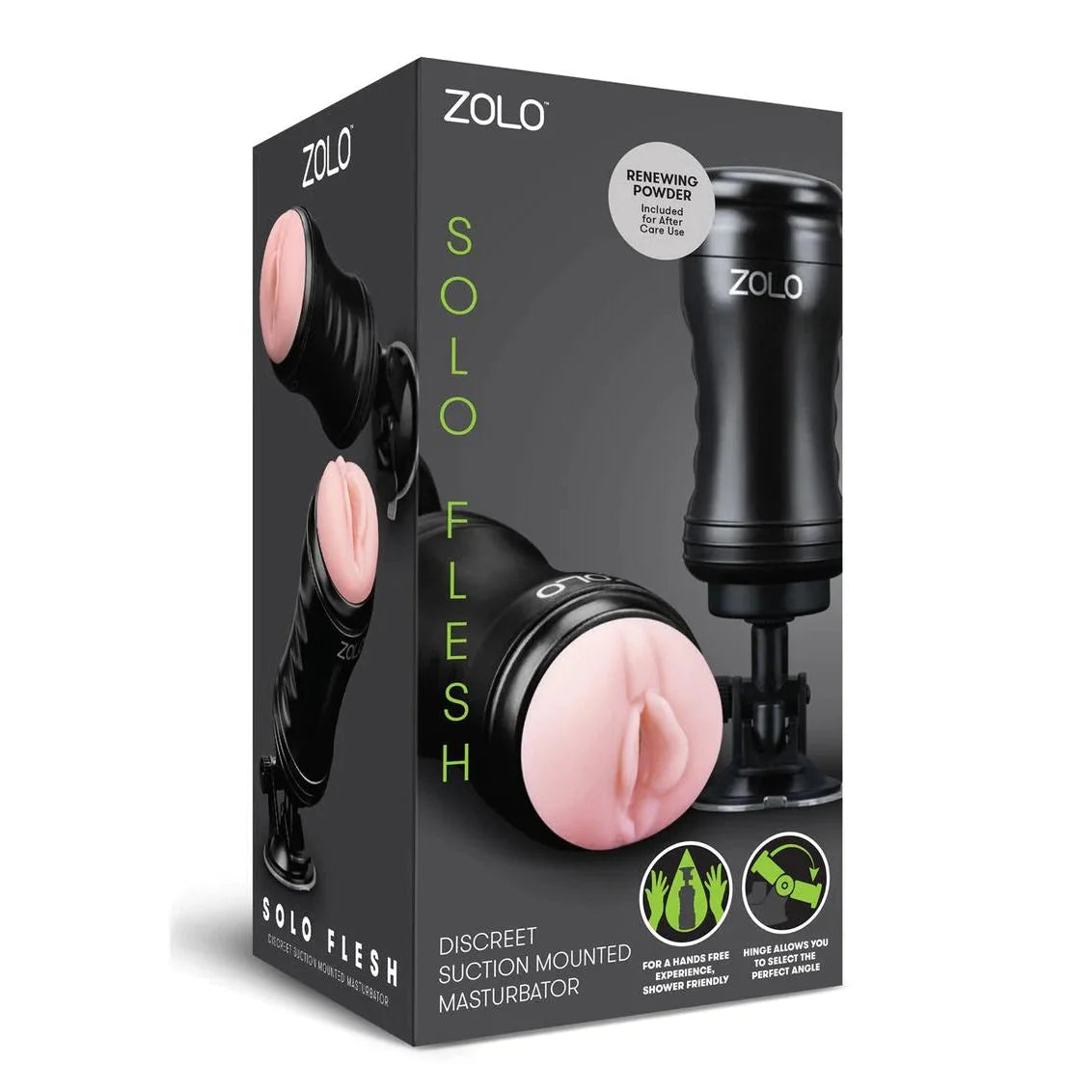 Zolo Solo Handsfree Suction Mounted Masturbator