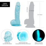 Addiction Luke 7.5 Inch Silicone Suction Cup Dildo