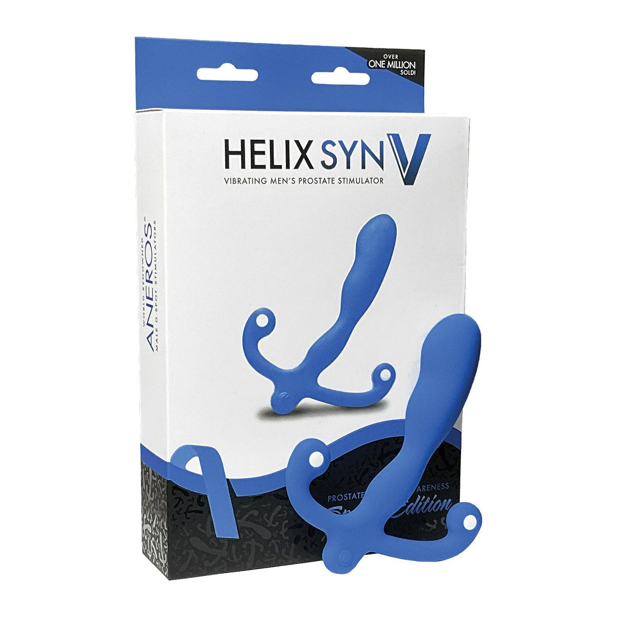 Aneros Vibrating Helix Syn V Prostate Massager Special Edition in Blue