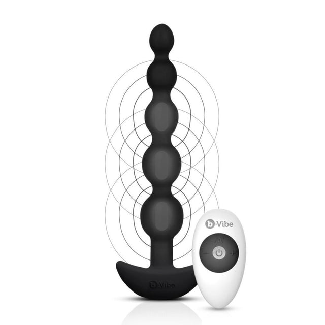 b-Vibe Cinco Remote Control Rechargeable Anal Beads