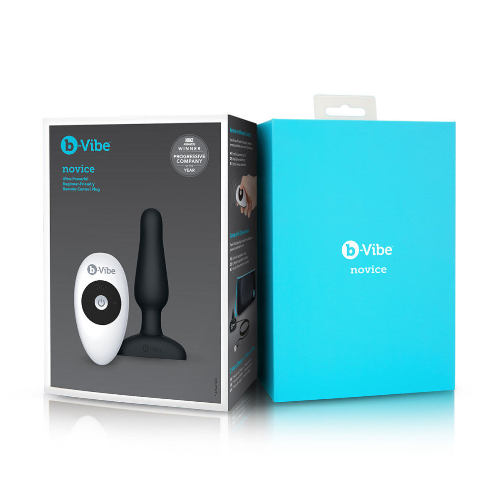 b-Vibe Novice Vibrating Silicone Butt Plug
