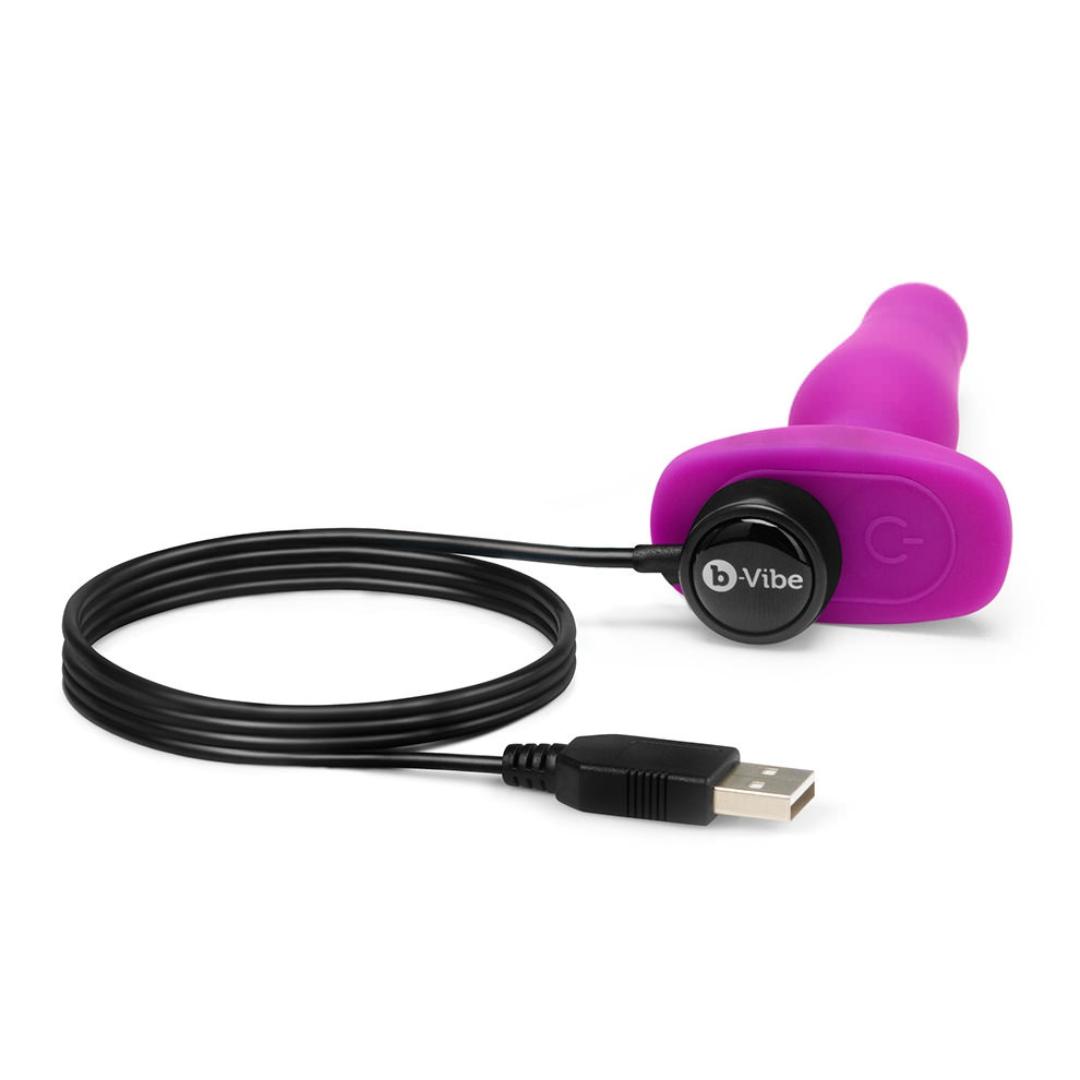 b-Vibe Novice Vibrating Silicone Butt Plug