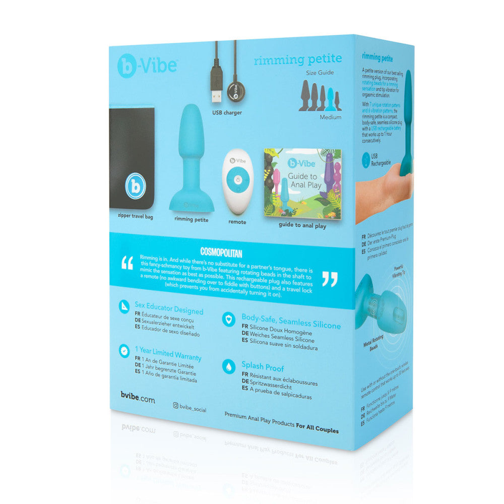 b-Vibe Petite Wireless Rimming Butt Plug