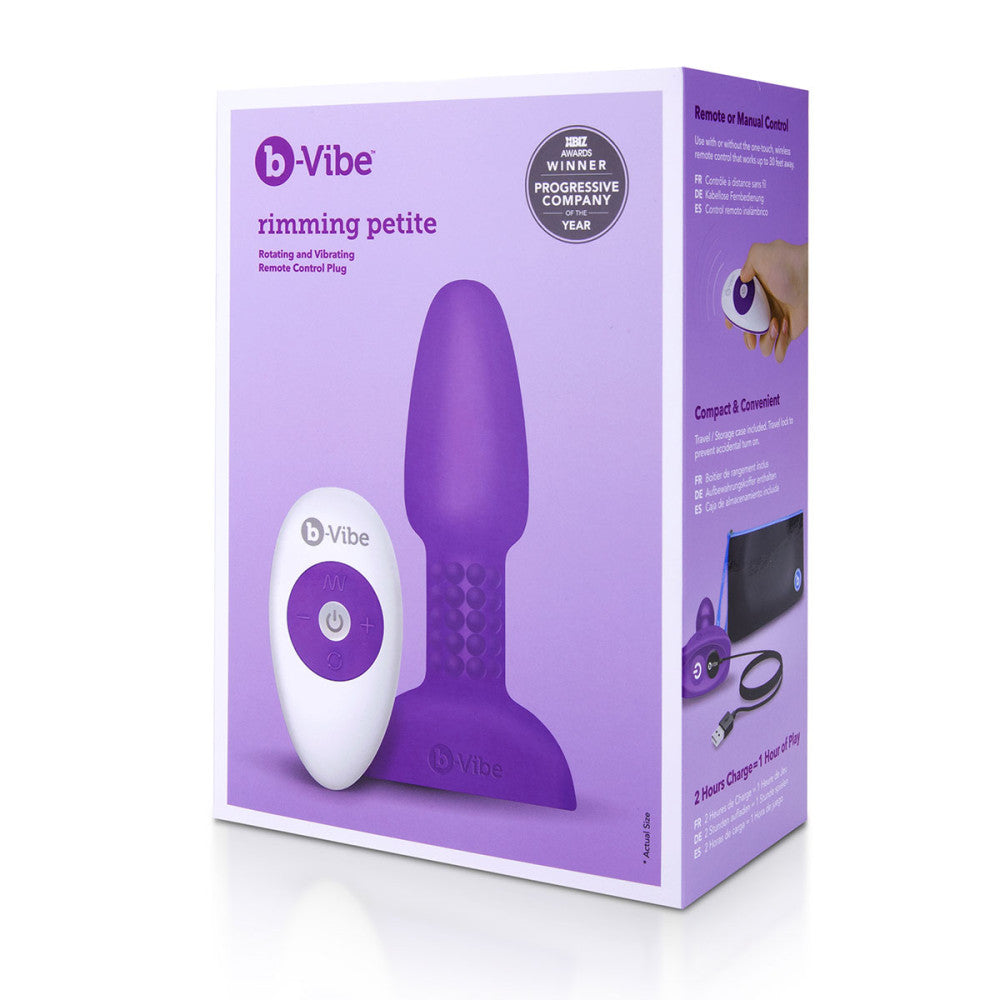 b-Vibe Petite Wireless Rimming Butt Plug