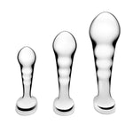 b-Vibe Stainless Steel 3-Piece P-Spot Training Set
