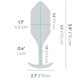 b-Vibe Vibrating Weighted Snug Plug