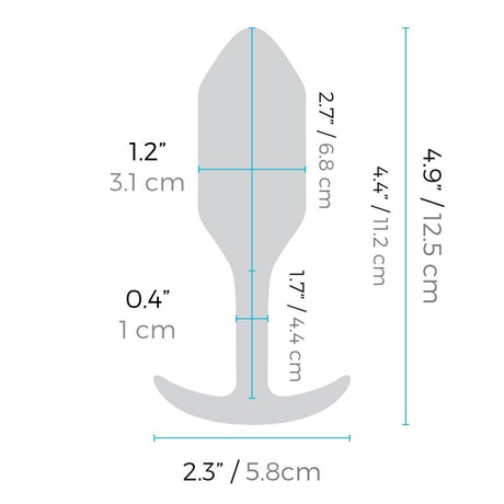 b-Vibe Vibrating Weighted Snug Plug