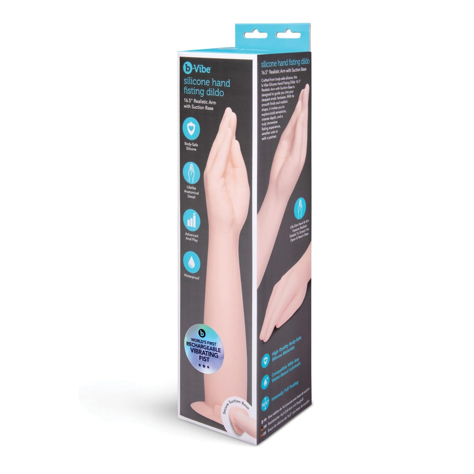 b-Vibe 16.5 Inch Hand Fisting Dildo with Suction Base