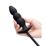 b-Vibe Beaded Inflatable Anal Plug with Hand Pump