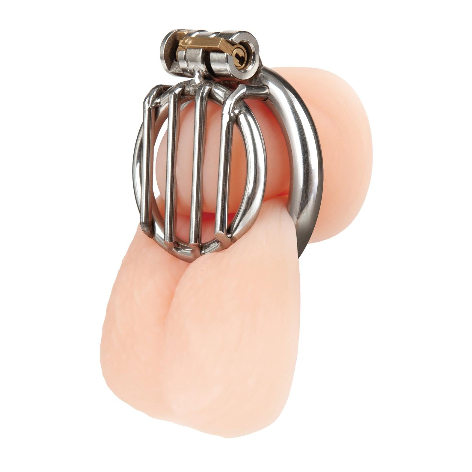 Blue Line Micro Jail Time Chastity Cage