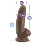Blush Au Naturel 7 Inch Fat Boy Dildo