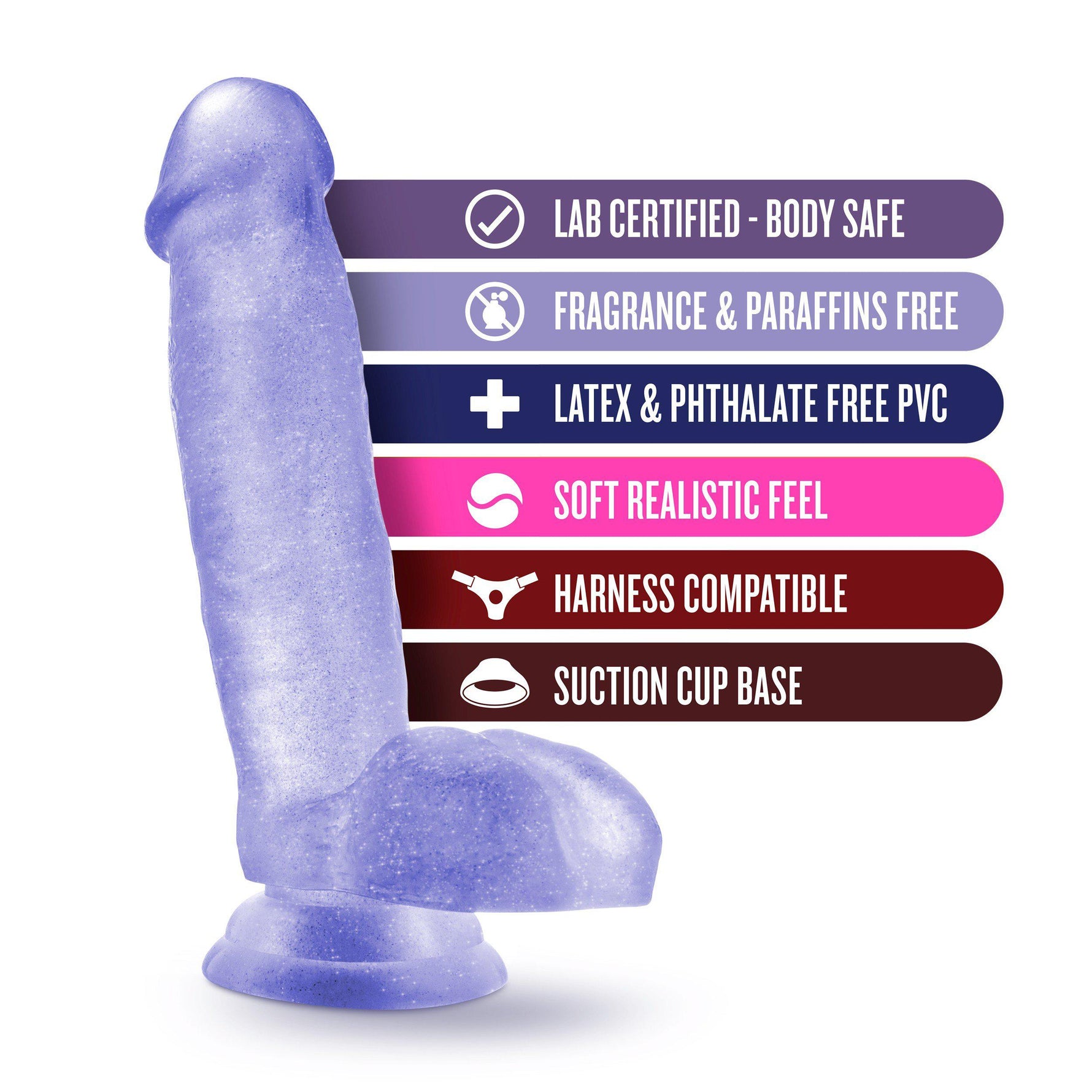 Blush B Yours Sweet N' Hard 1 Dildo with Suction Cup
