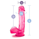 Blush B Yours Sweet N' Hard 1 Dildo with Suction Cup