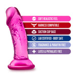 Blush B Yours Sweet N' Small 4 Inch Dildo with Suction Cup