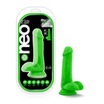 Blush Neo Elite 6 Inch Silicone Dual Density Cock with Balls