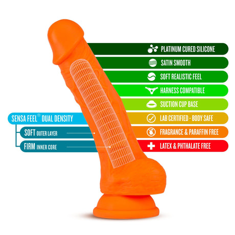 Blush Neo Elite Silicone Dual Density Cock
