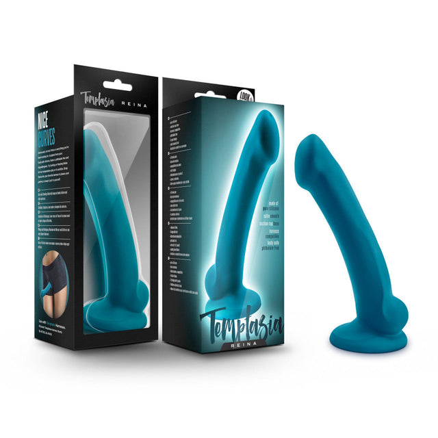 Blush Temptasia Reina Silicone Curved Dildo
