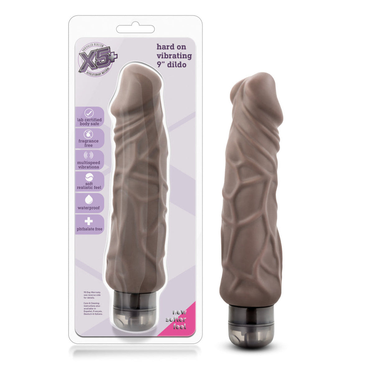Blush X5 Plus Hard On Vibrating Dildo