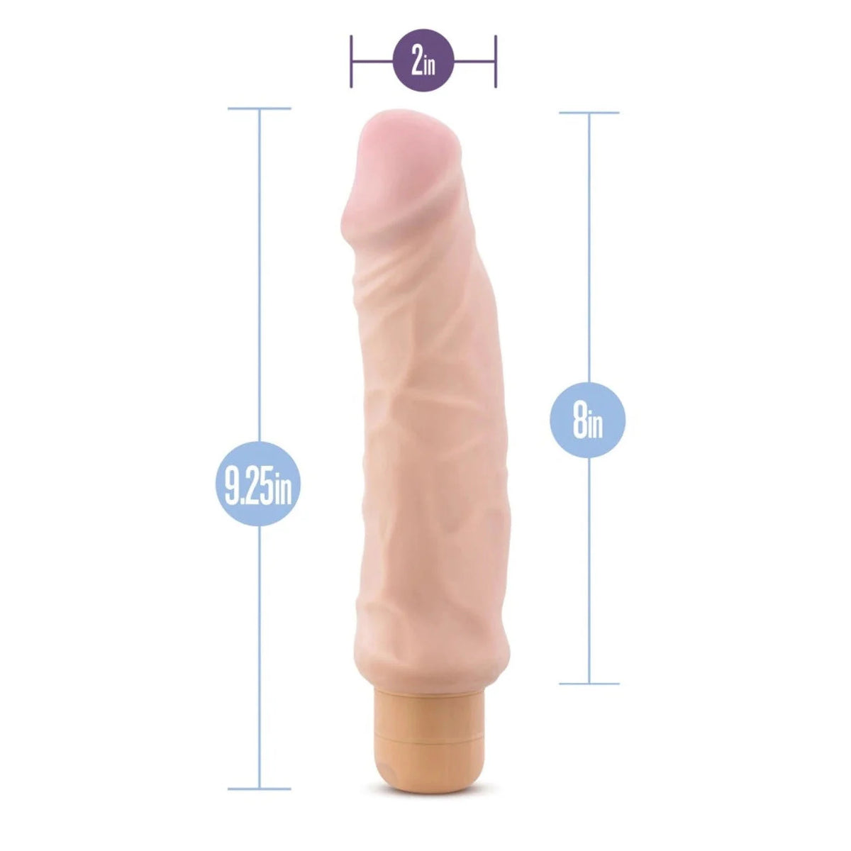 Blush X5 Plus Hard On Vibrating Dildo