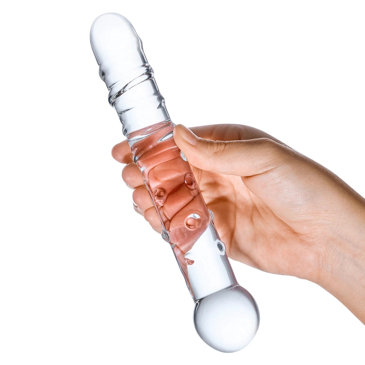 Callisto Clear 7 Inch Glass Dildo