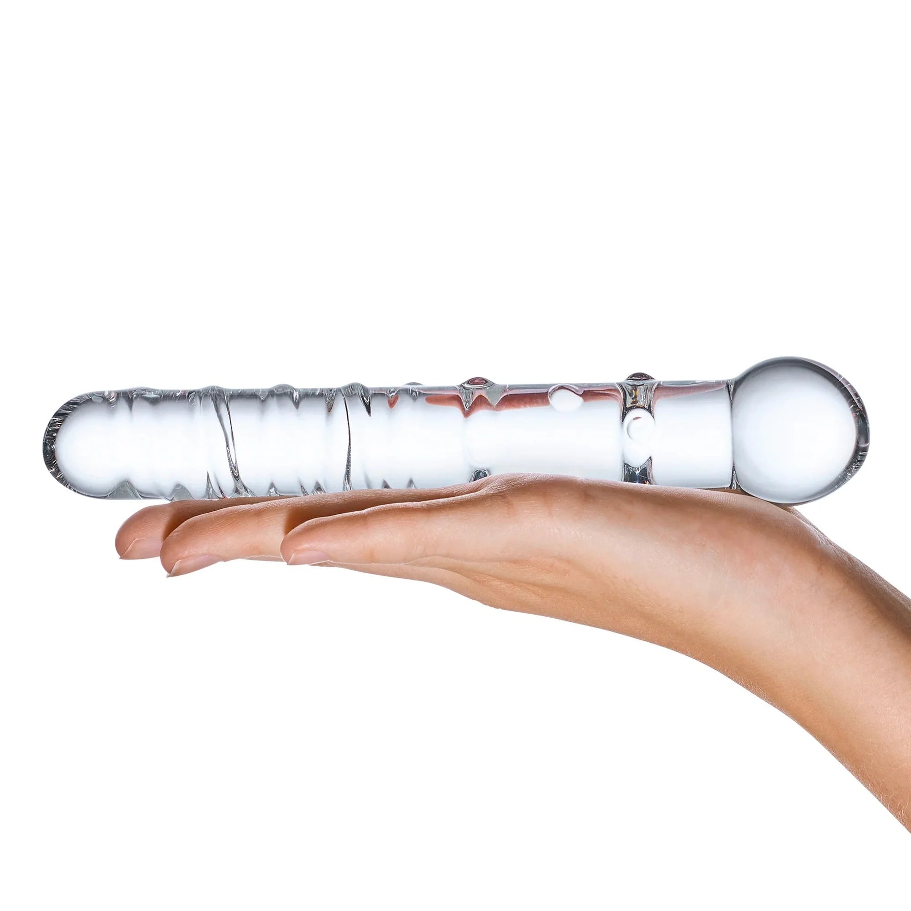 Callisto Clear 7 Inch Glass Dildo