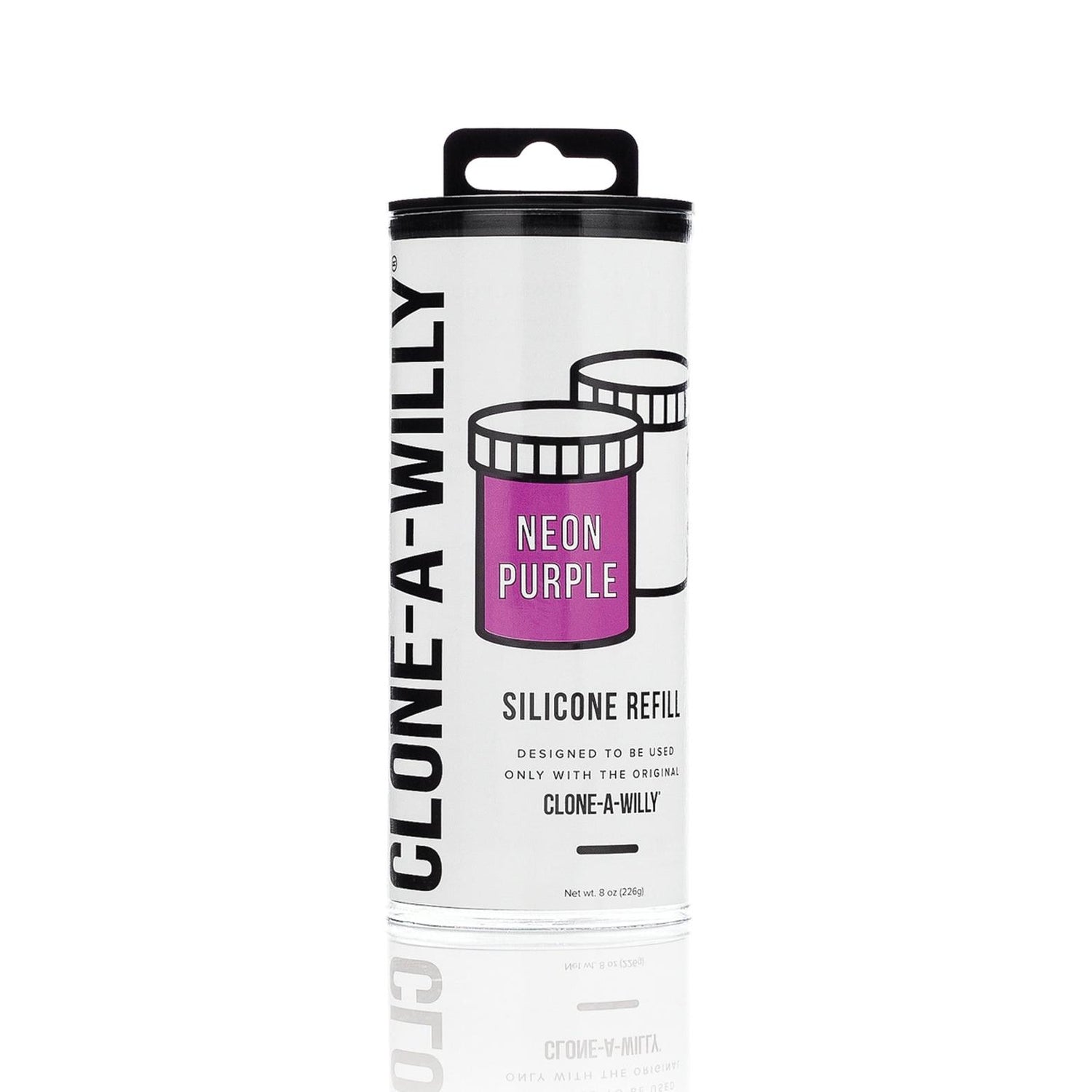 Clone-A-Willy Silicone Refill in Neon Purple