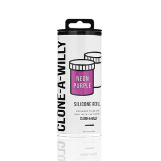 Clone-A-Willy Silicone Refill in Neon Purple
