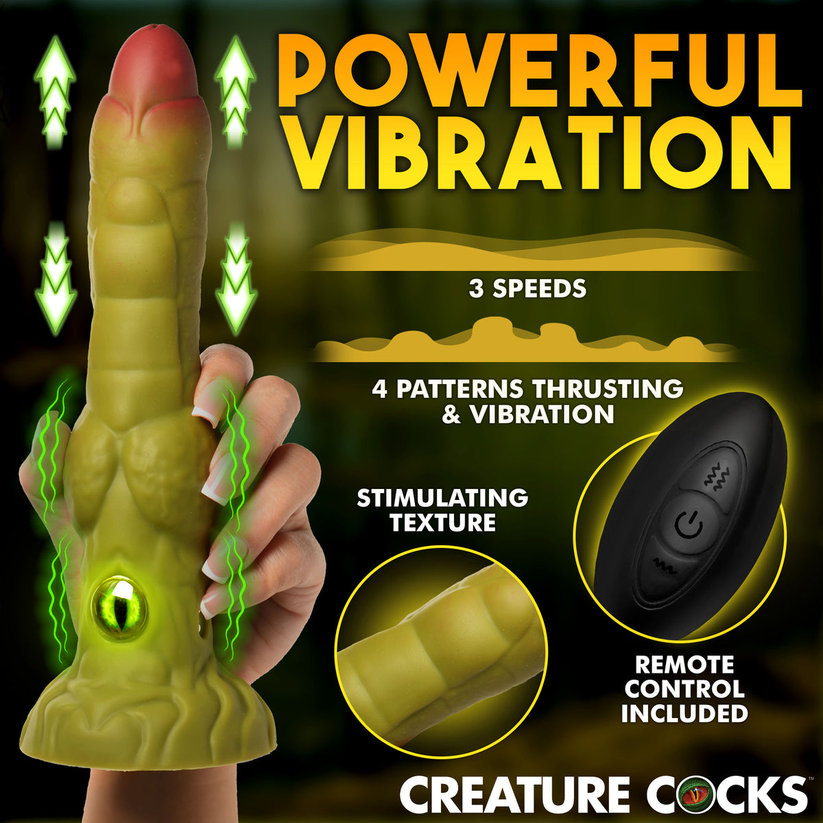 Creature Cocks Eyegor Thrusting and Vibrating