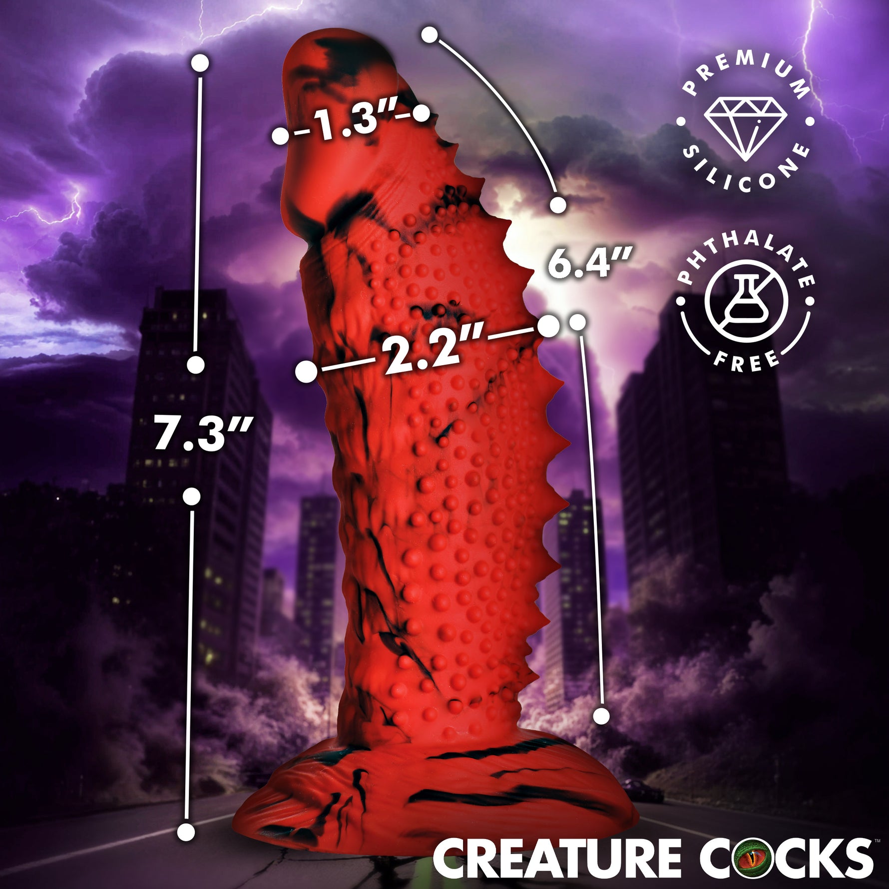 Creature Cocks Gojira Silicone Dildo