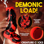 Creature Cocks Hell Hound Squirting Penis Enhancer in Red