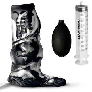 Creature Cocks Night Prowler Squirting Penis Enhancer Silver