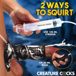Creature Cocks Night Prowler Squirting Penis Enhancer Silver