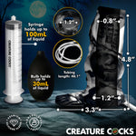 Creature Cocks Night Prowler Squirting Penis Enhancer Silver