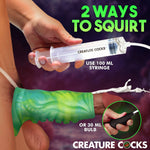Creature Cocks Siphon Tentacle Squirting Penis in Green