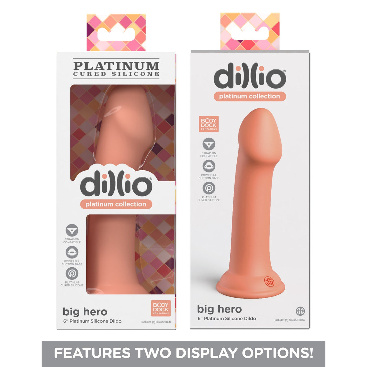 Dillio Platinum Big Hero Silicone Dildo
