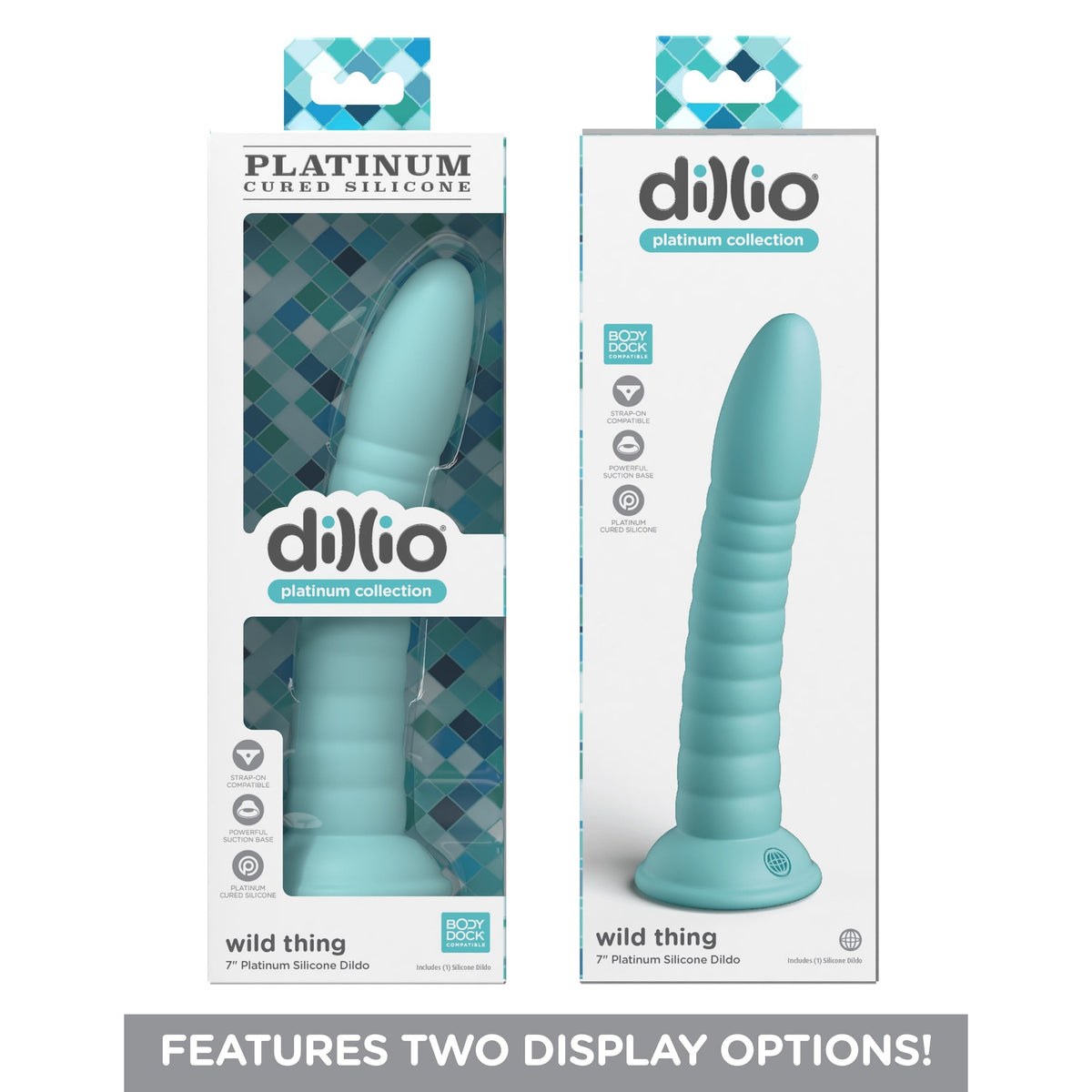 Dillio Platinum Wild Thing Silicone Dildo