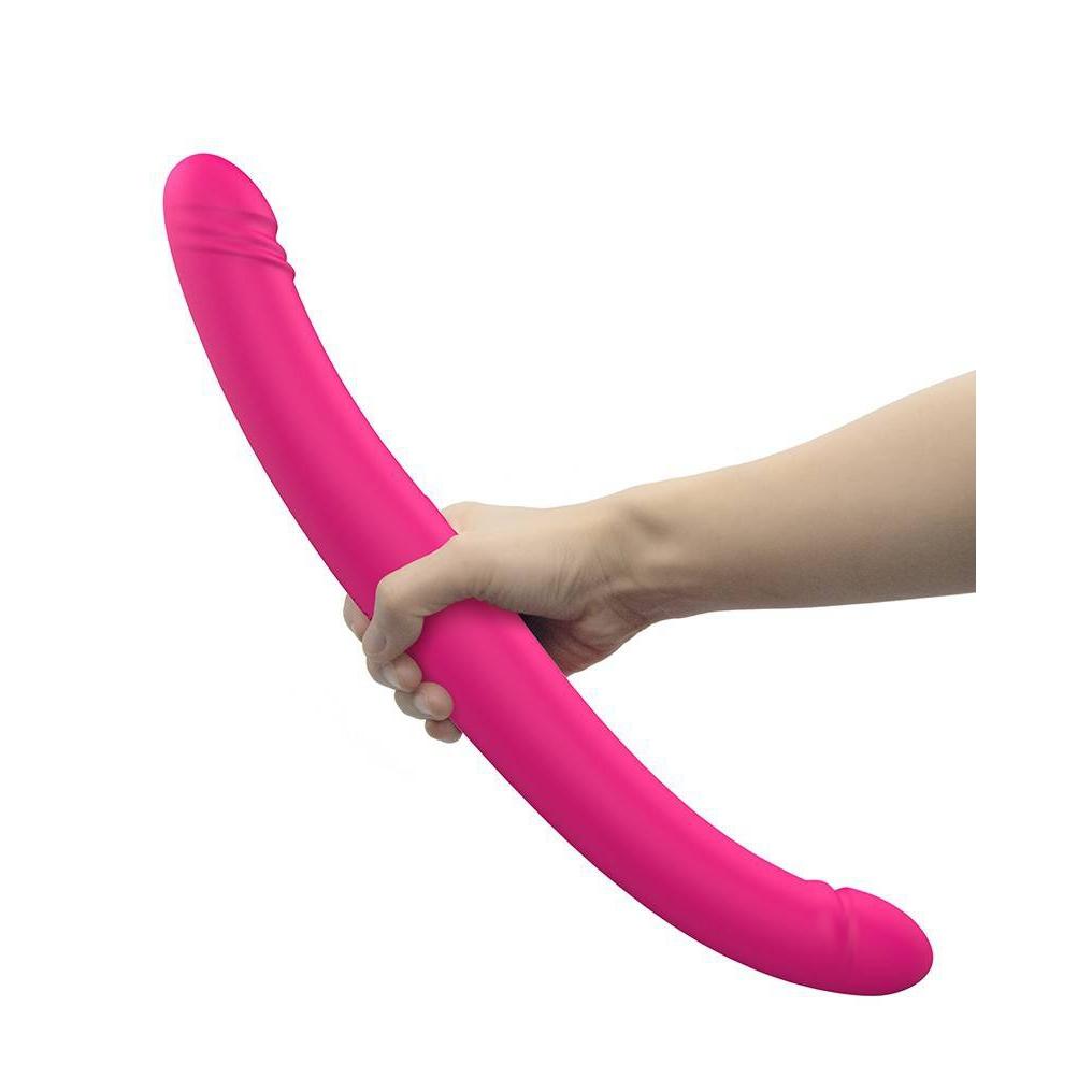 Dorcel Thrusting & Vibrating Double Dildo - HotCherry Dorcel Thrusting & Vibrating Double Dildo - HotCherry
