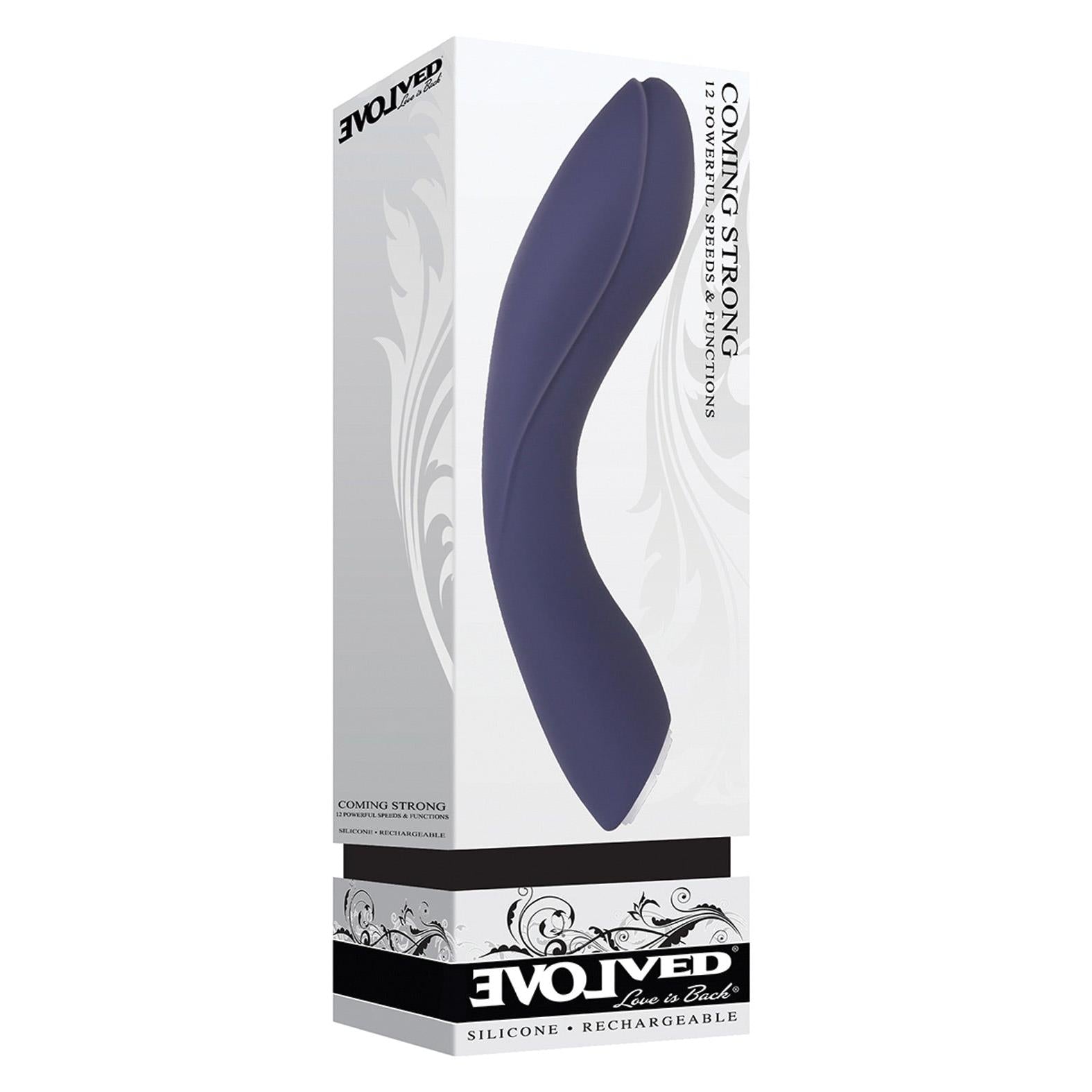 Evolved Coming Strong Vibrator in Blue