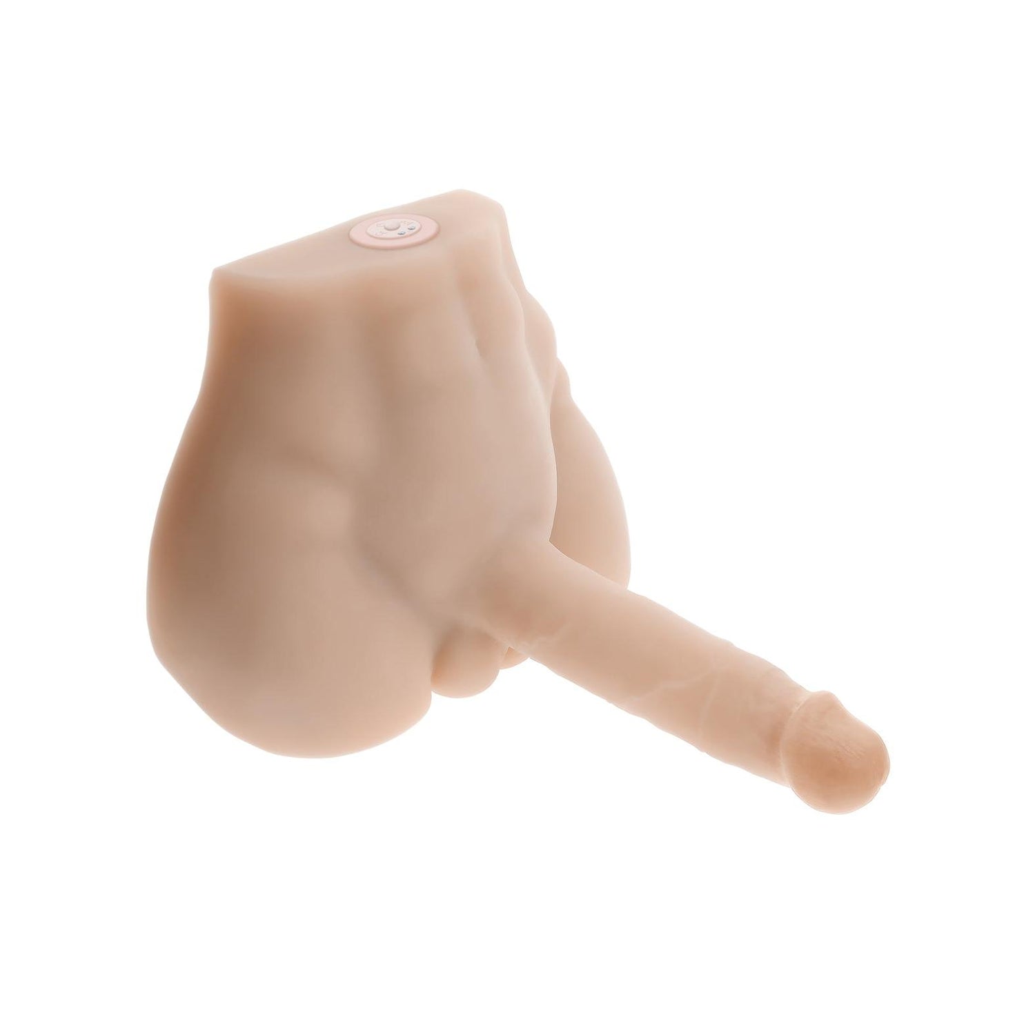 Evolved Easy Rider Thrusting & Vibrating Life-Like Dildo - Light